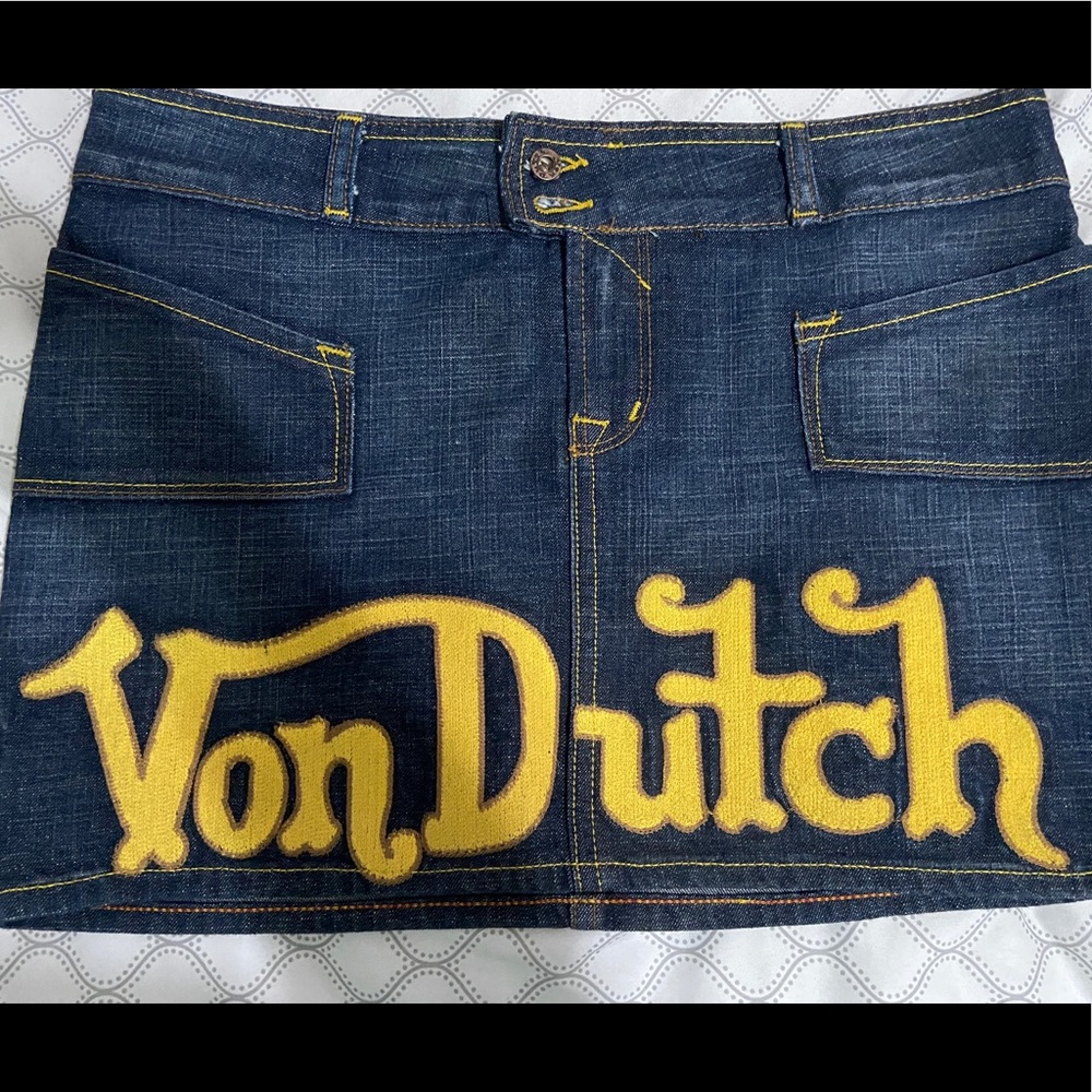 Von dutch denim skirt